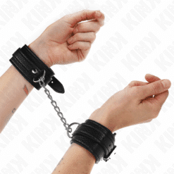 KINK - MUÑEQUERAS ESTILO SERPIENTE NEGRO AJUSTABLE 20-28 CM X 5.4 CM - piKanteo | Despierta tu lado más piKante