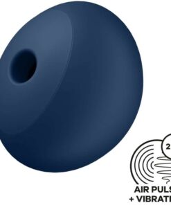 SATISFYER - AIR POWER 4 ESTIMULADOR & VIBRADOR 12 VIBRACIONES AZUL