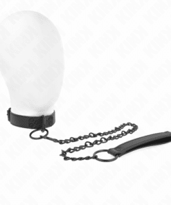 KINK - COLLAR CON CORREA 65 CM OSCURO AJUSTABLE 37-54 CM X 3 CM