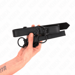 KINK - COLLAR CON CORREA 65 CM OSCURO AJUSTABLE 37-54 CM X 3 CM - piKanteo | Despierta tu lado más piKante