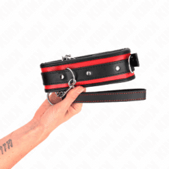 KINK - COLLAR CON CORREA 65 CM PESADO MODELO 2 AJUSTABLE 36.5-50 CM - piKanteo | Despierta tu lado más piKante