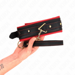 KINK - COLLAR CON CORREA DE TEJIDO LISO AJUSTABLE 33-48 CM X 5.7 CM - piKanteo | Despierta tu lado más piKante