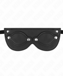 KINK - MÁSCARA DE POLIPIEL CON CUBIERTAS PARA OJOS DESMONTABLES 22 x 9 CM