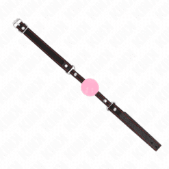 KINK - MORDAZA DE BOLA 4 CM DE ORO ROSA 60 x 2 CM - piKanteo | Despierta tu lado más piKante
