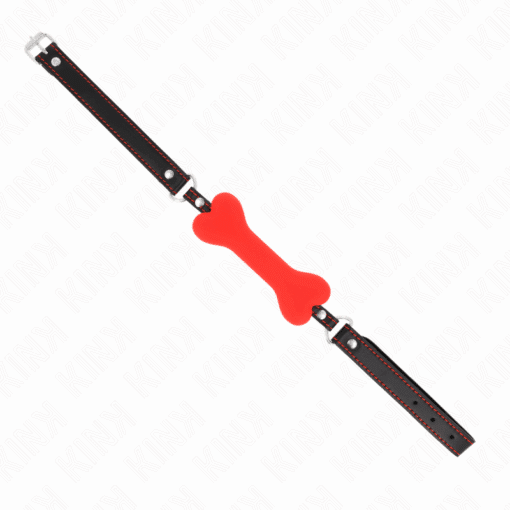 KINK - MORDAZA DE HUESO 12 CM ROJO 63 x 2 CM - Imagen 3