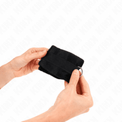 KINK - MUÑEQUERAS PARA PRINCIPIANTES NEGRO 30 X 7 CM - piKanteo | Despierta tu lado más piKante