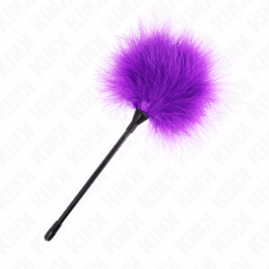 KINK - PLUMAS PARA COSQUILLAS MORADO USADO PARA EL KIT BONDAGE 27 CM - piKanteo | Despierta tu lado más piKante