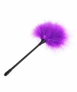 KINK - PLUMAS PARA COSQUILLAS MORADO USADO PARA EL KIT BONDAGE 27 CM