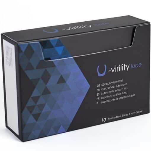 500 COSMETICS - U-VIRILITY LUBE LUBRICANTE EFECTO FRIO 10 X 5 ML - Imagen 3