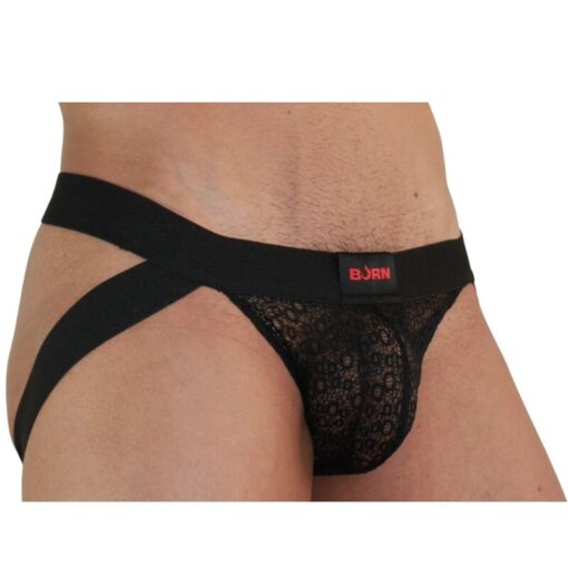 BURN - 005 JOCK LENCERO NEGRO S - Imagen 2