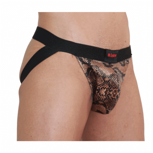 BURN - 002 JOCK SNAKE NEGRO L - Imagen 2