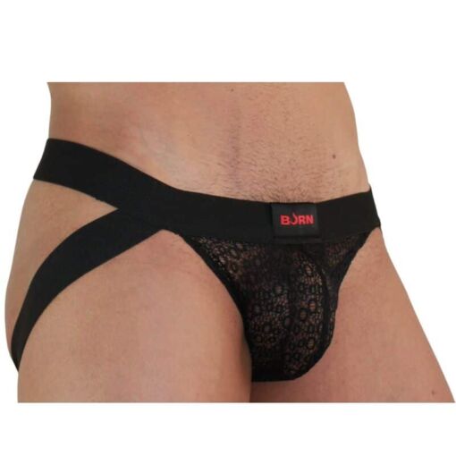 BURN - 005 JOCK LENCERO NEGRO M - Imagen 2