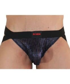 BURN - 006 JOCK BRILLANTE AZUL / NEGRO XL