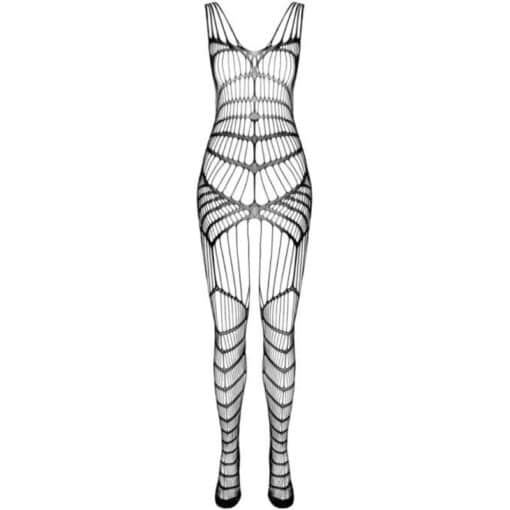 PASSION - BS 102 BODYSTOCKING NEGRO TALLA ÚNICA - Imagen 3