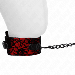 KINK - COLLAR CON CORREA 105 CM DE ENCAJE CON CINTURÓN DE CUERO REAL 44 X 5.5 CM - piKanteo | Despierta tu lado más piKante