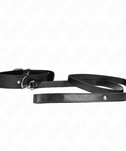 KINK - COLLAR CON CORREA 116 CM FINO NEGRO AJUSTABLE 32-50 CM X 8 CM