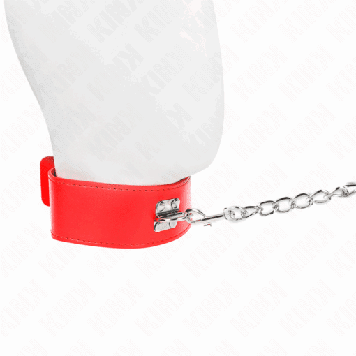 KINK - COLLAR CON CORREA 65 CM ANCHO ROJO AJUSTABLE 33.5-41 CM X 5 CM - Imagen 5