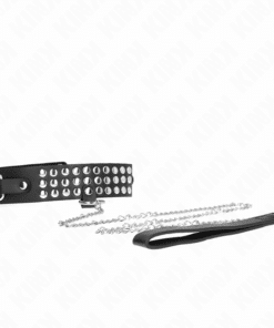KINK - COLLAR CON CORREA 65 CM CON BRILLOS AJUSTABLE 37-42 CM X 5.3 CM
