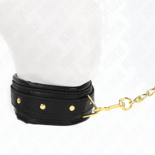 KINK - COLLAR CON CORREA ESPONJA IMITACIÓN CUERO MODELO 1 AJUSTABLE 37-54 CM X 3 CM - Imagen 4