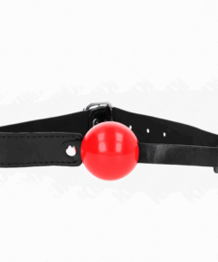 KINK - MORDAZA DE BOLA 4 CM SUAVE DE TPE MODELO 1 66 x 2.5 CM AJUSTABLE 41-61 CM