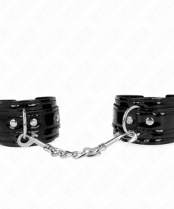 KINK - MUÑEQUERAS DE NEOPRENO BRILLANTE AJUSTABLE 17-24 CM X 4.5 CM