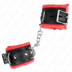 Alternative view of KINK - MUÑEQUERAS ESTILO HEAVY FORRO ROJO AJUSTABLE 20-30 CM X 6 CM
