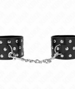 KINK - MUÑEQUERAS ESTILO PUNK AJUSTABLE 19-24 CM X 5.5 CM