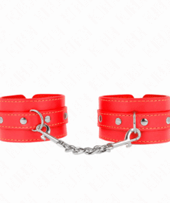 KINK - MUÑEQUERAS FINAS ROJO AJUSTABLE 21-33 CM