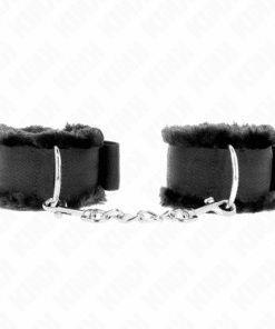 KINK - MUÑEQUERAS FORRADA NEGRO AJUSTABLE 17-31 CM X 7 CM