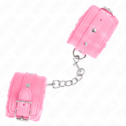 Alternative view of KINK - MUÑEQUERAS FORRADAS PREMIUM ROSA CON CORREA ROSA AJUSTABLE 17-29 CM X 6 CM