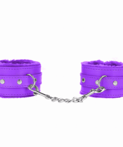 KINK - MUÑEQUERAS FORRADAS PREMIUM VIOLETA CON CORREA VIOLETA AJUSTABLE 17-29 CM X 6 CM