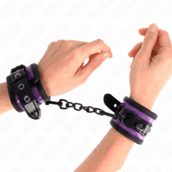 KINK - MUÑEQUERAS NEOPRENO LILA AJUSTABLE 21-28 CM X 5 CM - piKanteo | Despierta tu lado más piKante