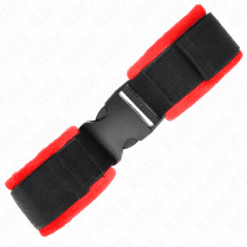 Alternative view of KINK - MUÑEQUERAS NYLON ROJO-NEGRO MODELO 1 AJUSTABLE 25-35 CM X 6 CM