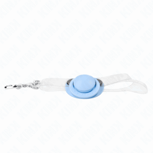 KINK - MORDAZA FORMA CHUPETE 5.5 x 4 CM CELESTE AJUSTABLE 43-60 CM - Imagen 3
