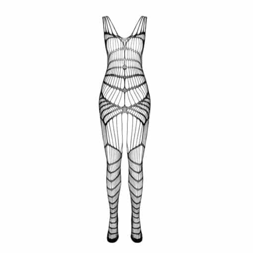 PASSION - BS 102 BODYSTOCKING BLANCO TALLA ÚNICA - Imagen 4