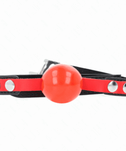 KINK - MORDAZA DE BOLA 4 CM SUAVE DE TPE MODELO 4 60 x 2 CM AJUSTABLE 37-52 CM