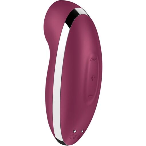 SATISFYER - TAP & CLIMAX 2 VIBRADOR & ESTIMULADOR ROJO - Imagen 4