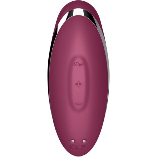 SATISFYER - TAP & CLIMAX 2 VIBRADOR & ESTIMULADOR ROJO - Imagen 6