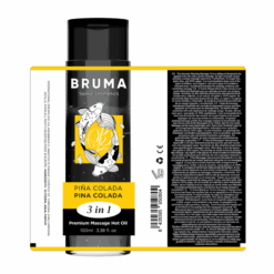 BRUMA - ACEITE DE MASAJE PREMIUM EFECTO CALOR SABOR PIÑA COLADA 3 EN 1 - 100 ML - piKanteo | Despierta tu lado más piKante