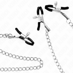 KINK - PINZAS PARA PEZONES Y CLÍTORIS CON CADENA 30 CM MODELO 2 - piKanteo | Despierta tu lado más piKante