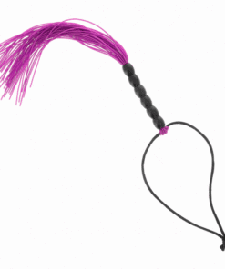 KINK - MINI LÁTIGO DE SILICONA CON AGARRE 6 BOLAS MORADO 26 CM