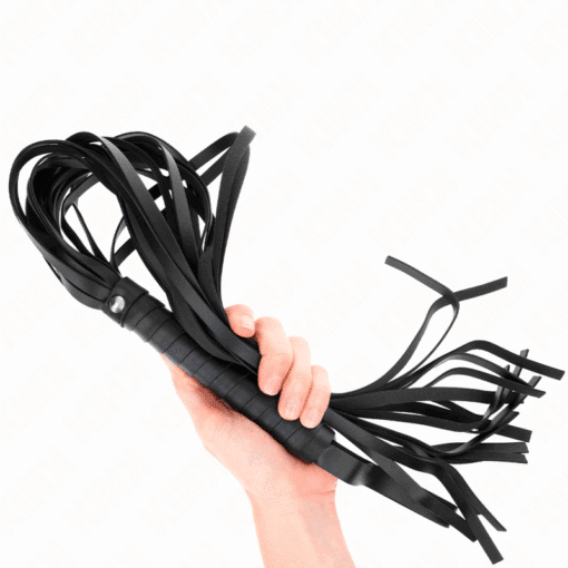 KINK - LÁTIGO DE COLA LARGA Y MANGO CORTO NEGRO 70 CM - Imagen 3