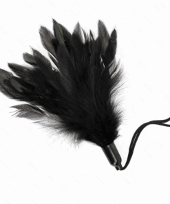 KINK - PLUMAS PARA COSQUILLAS CON MANGO DE CUERDA BASE DE PLÁSTICO 15 CM