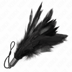 KINK - PLUMAS PARA COSQUILLAS CON MANGO DE CUERDA BASE DE PLÁSTICO 15 CM - piKanteo | Despierta tu lado más piKante