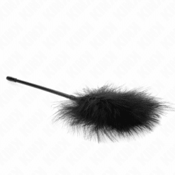 KINK - PLUMAS PARA COSQUILLAS NEGRO USADO PARA EL KIT BONDAGE 27 CM - piKanteo | Despierta tu lado más piKante