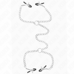 KINK - PINZAS PARA PEZONES DOBLE 32 CM CON CADENAS 14 CM