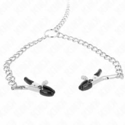 KINK - PINZAS PARA PEZONES DOBLE 32 CM CON CADENAS 14 CM - piKanteo | Despierta tu lado más piKante