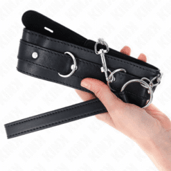 KINK - COLLAR CON CORREA 65 CM NEGRO 54 X 4.5 CM - piKanteo | Despierta tu lado más piKante