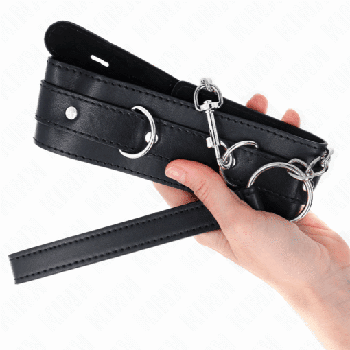 KINK - COLLAR CON CORREA 65 CM NEGRO 54 X 4.5 CM - Imagen 4