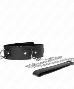 KINK - COLLAR CON CORREA 65 CM 3 ANILLOS MODELO 2 AJUSTABLE 36-43 CM X 5 CM